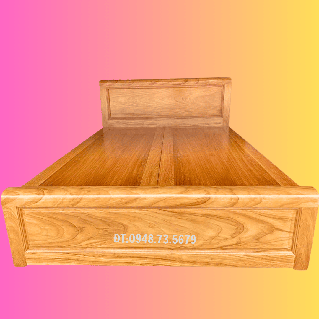 GIƯỜNG NGỦ 1M8 X 2M GỖ GÕ ĐỎ
