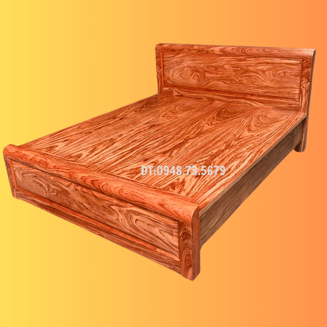GIƯỜNG PHÒNG NGỦ 1M8 X 2M GỖ HƯƠNG ĐÁ - GNH5